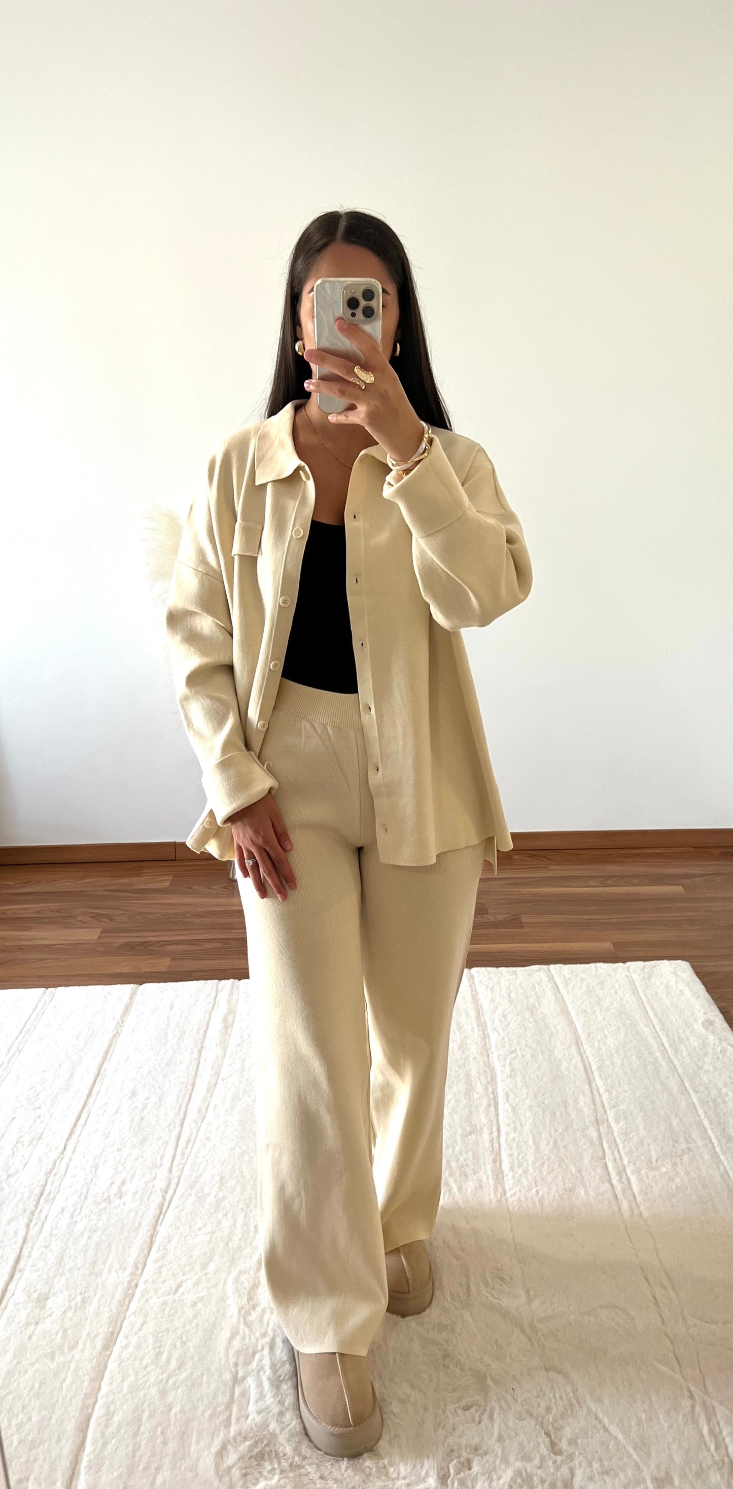 Ensemble maille - Beige
