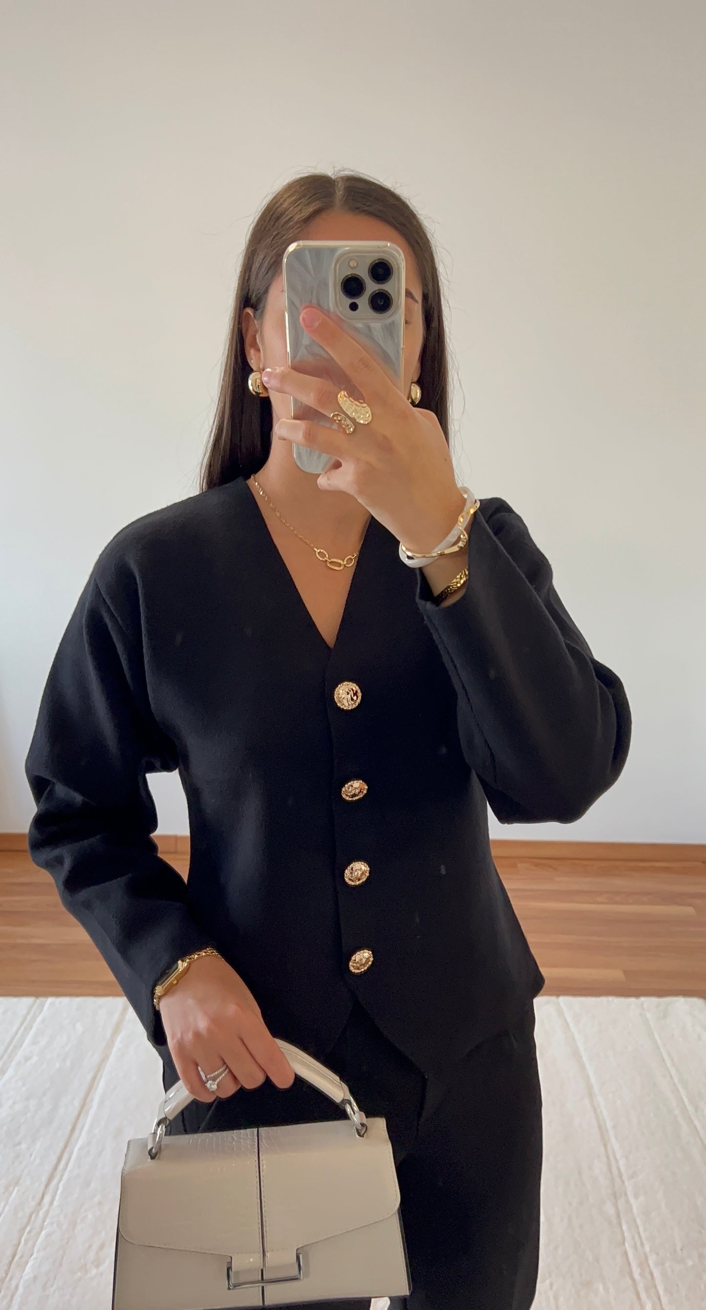 Gilet or - Noir