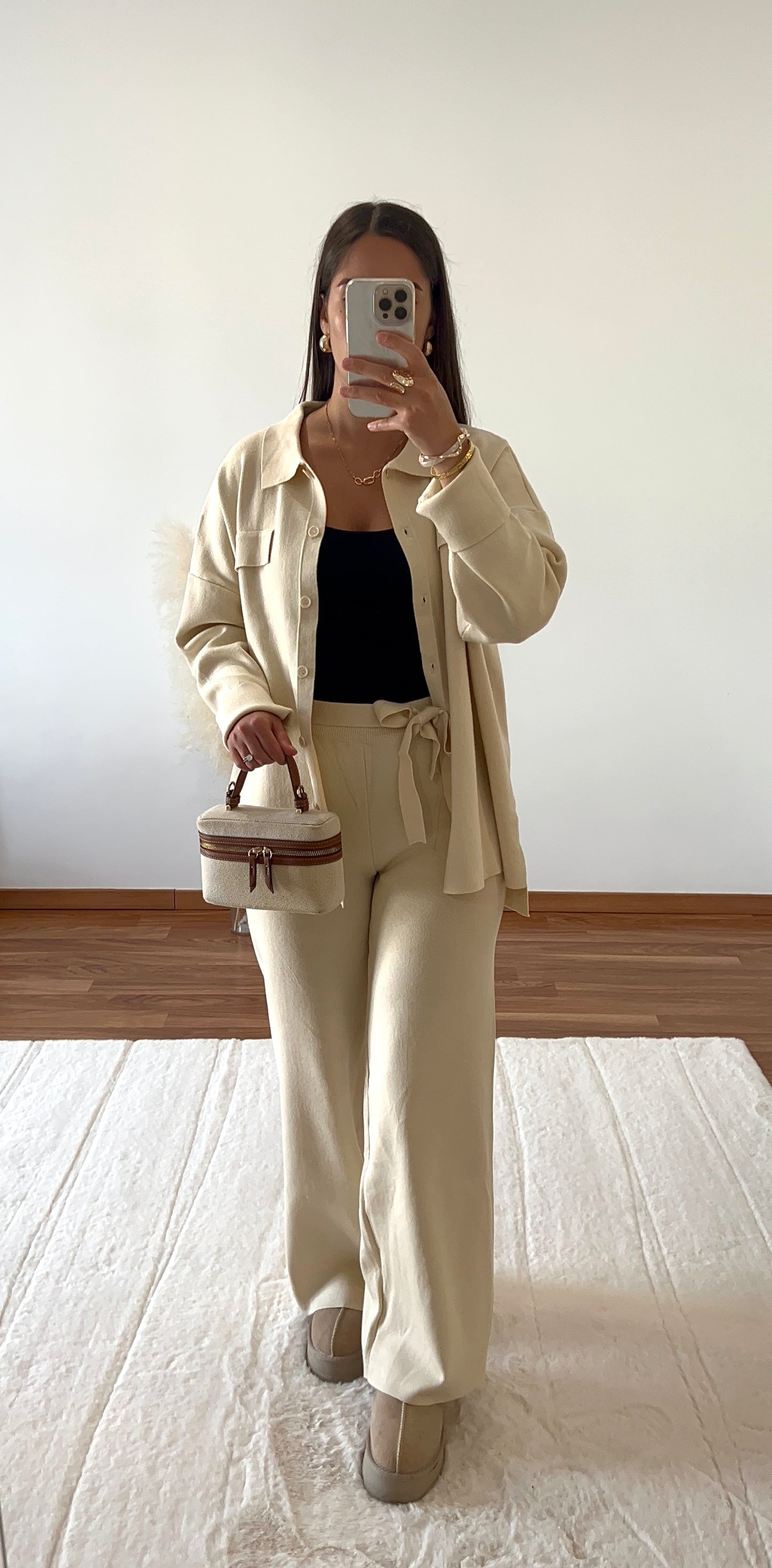 Ensemble maille - Beige