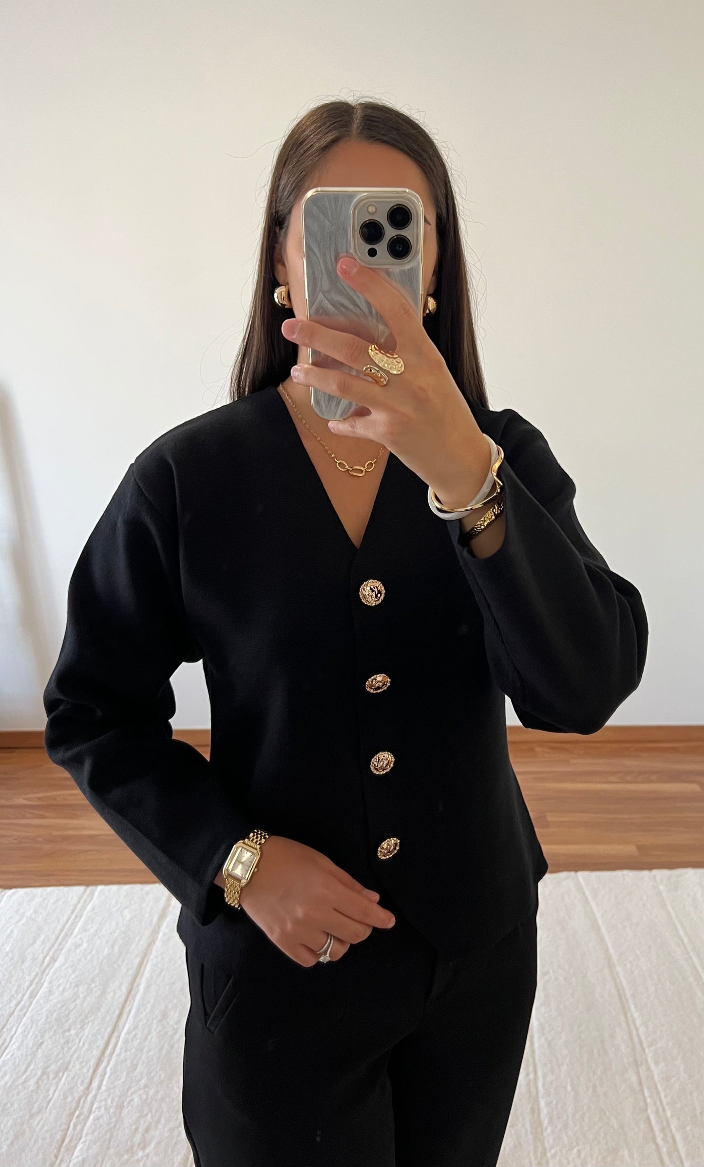 Gilet or - Noir