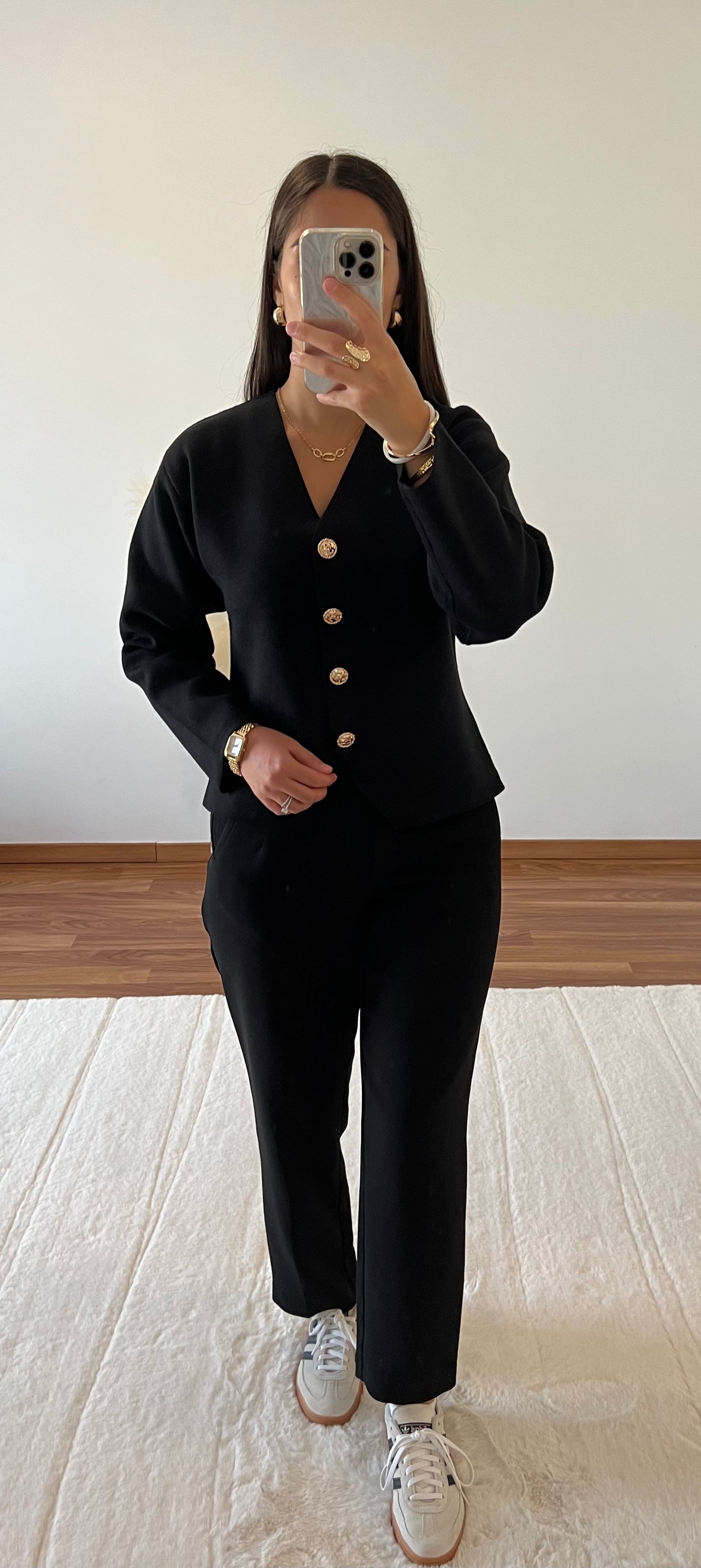 Gilet or - Noir