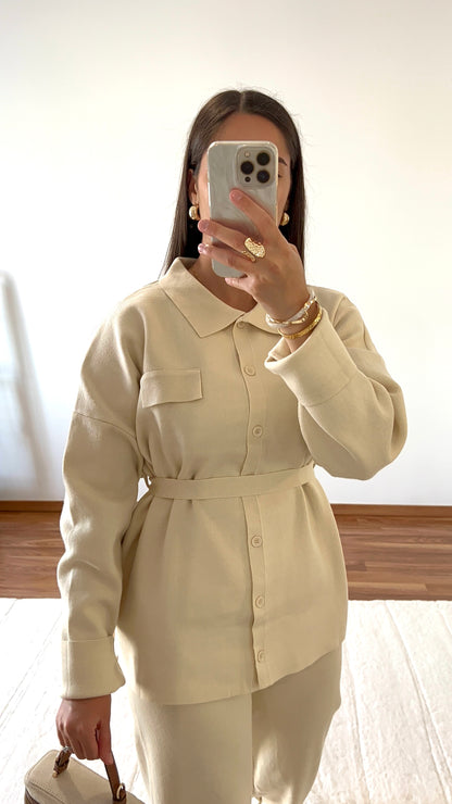 Ensemble maille - Beige
